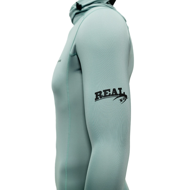 Patagonia x REAL R0 Hooded Rashguard-Blue Sage