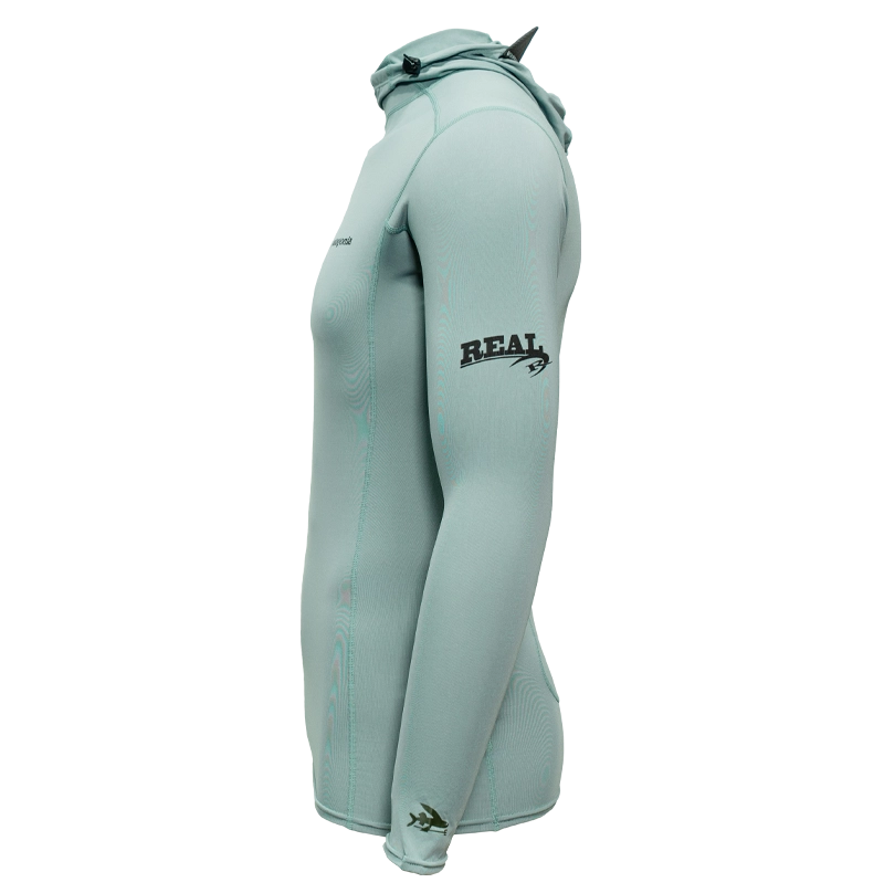 Patagonia x REAL R0 Hooded Rashguard-Blue Sage