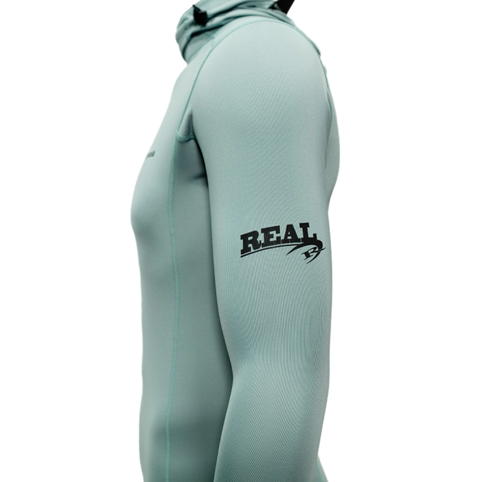 Patagonia x REAL R0 Hooded Rashguard-Blue Sage