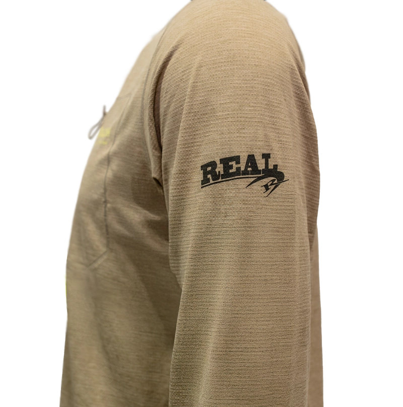 Patagonia x REAL Cap Cool L/S Water People Banner Sun Shirt-Seabird Grey