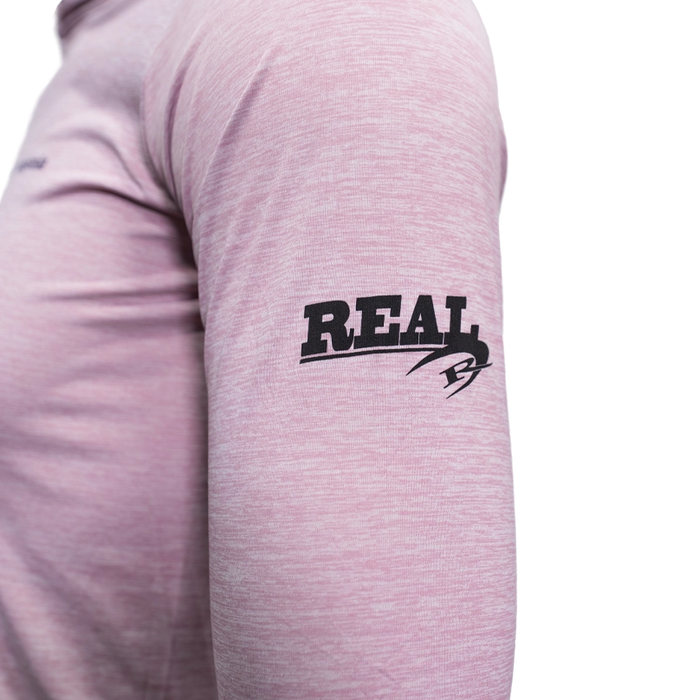Patagonia x REAL W's Cap Cool Daily Hooded Sun Shirt-Quiet Violet