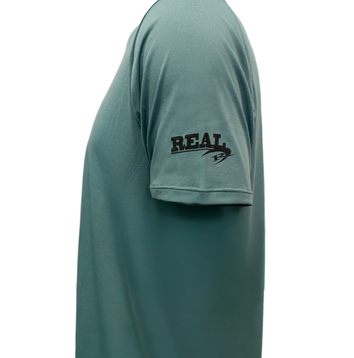 Patagonia x REAL Cap Cool Daily Water People Sets Sun Shirt-Blue Sage