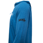 Patagonia x REAL Cap Cool Sun Hooded Cloud Crag Crest Sun Shirt-Aquatic Blue