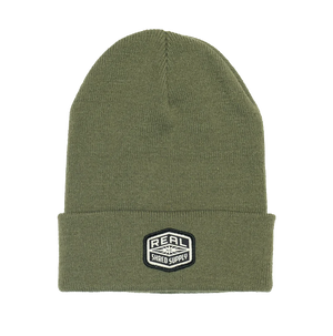 REAL Shred Supply Cuffed Beanie-Loden