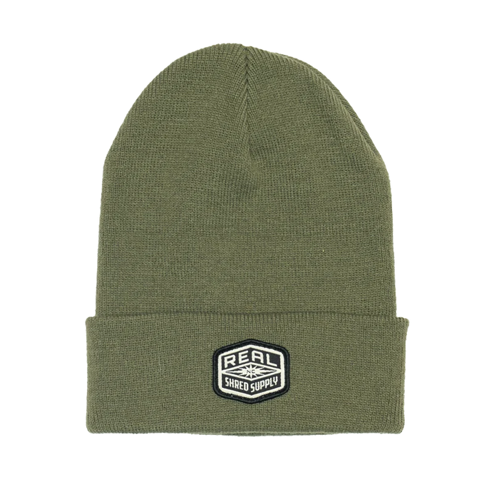 REAL Shred Supply Cuffed Beanie-Loden