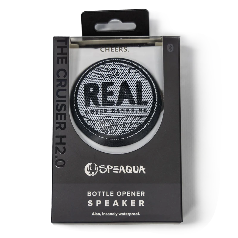 Speaqua x REAL Cruiser H2.0 Speaker-Manta Ray Black