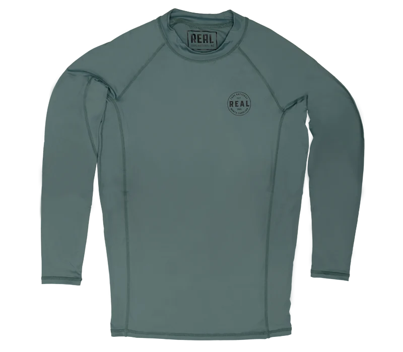 REAL Nimbus L/S Performance Knit Rashguard-Trooper