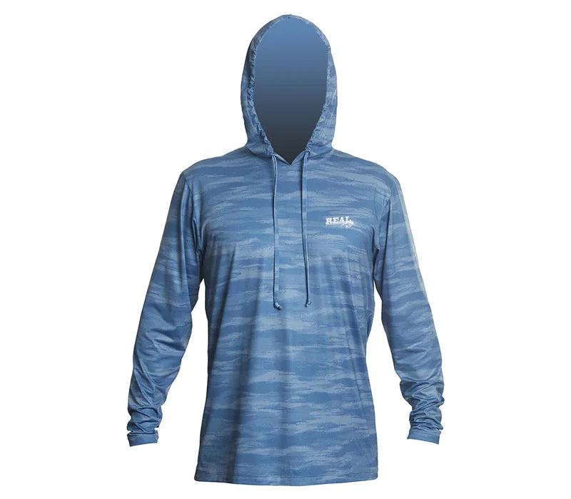 Anetik Low Pro Tech Hooded Sun Shirt-Azul Camo