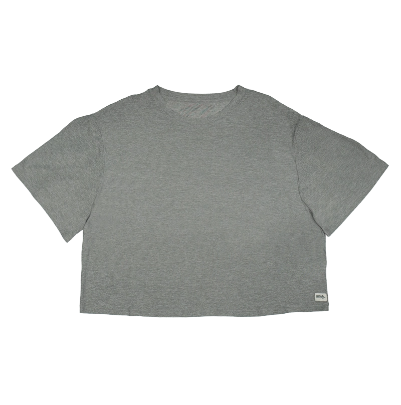 REAL Aria Tee-Heather Grey
