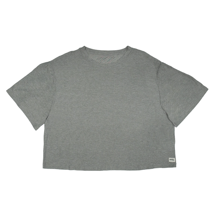 REAL Aria Tee-Heather Grey