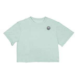 REAL Aria Tee-Heather Seafoam