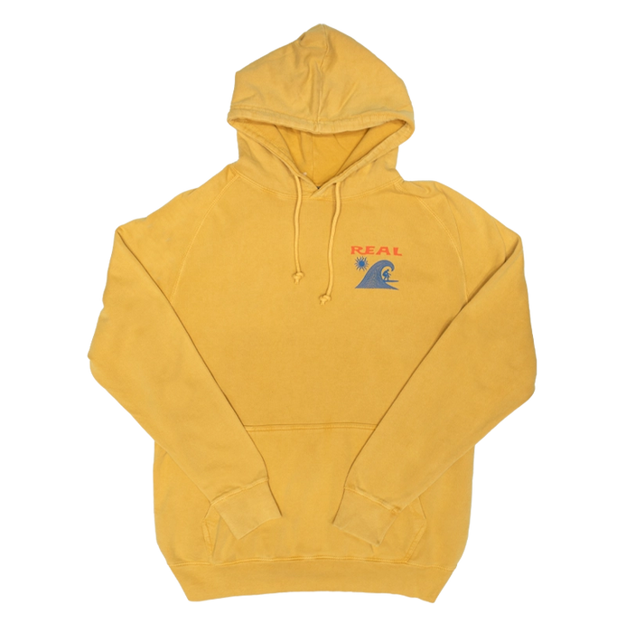 REAL Balanced Surf Hooded Sweatshirt-Camel