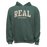 REAL Block Letters Applique Hooded Sweatshirt-Willow