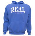 REAL Block Letters Applique Hooded Sweatshirt-Peri