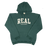 REAL Block Letters Applique Hooded Sweatshirt-Willow