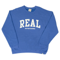 REAL Block Letters Crew Sweatshirt-Peri