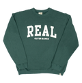 REAL Block Letters Crew Sweatshirt-Willow