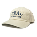 REAL Block Letters Embroidered Hat-Stone