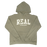 REAL Block Letters Hooded Sweatshirt-Dark Sage