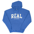 REAL Block Letters Hooded Sweatshirt-Peri