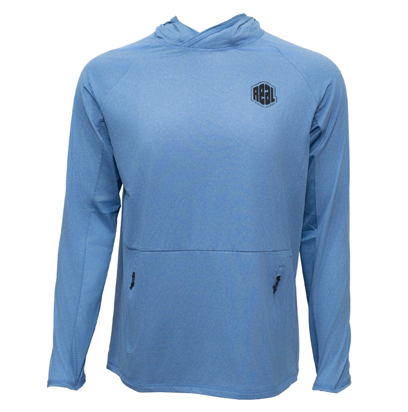 REAL Buoy L/S Rashguard-Heather Blue