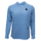 REAL Buoy L/S Rashguard-Heather Blue