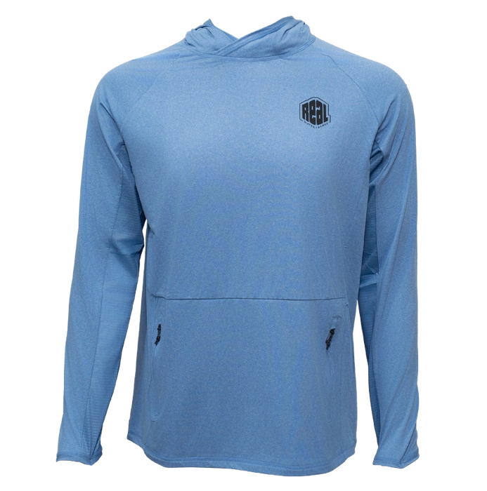 REAL Buoy L/S Rashguard-Heather Blue