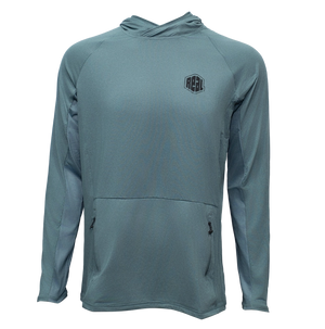 REAL Buoy L/S Rashguard-Heather Kelp