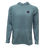 REAL Buoy L/S Rashguard-Heather Kelp