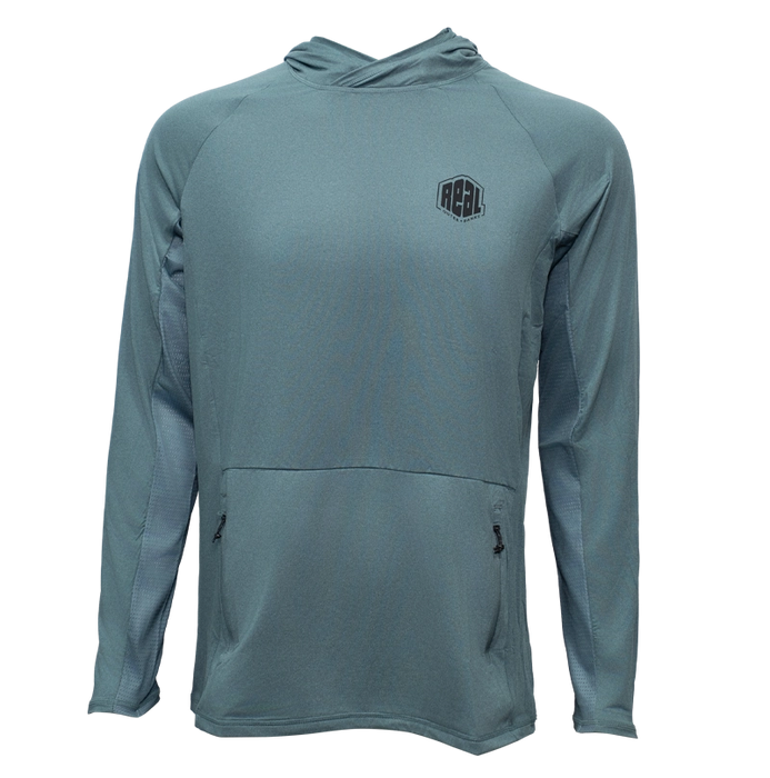 REAL Buoy L/S Rashguard-Heather Kelp