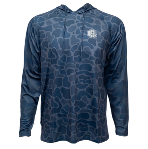 REAL Carter L/S Rashguard-Navy