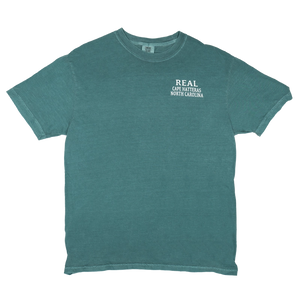 REAL Circle Lighthouse Tee-Emerald