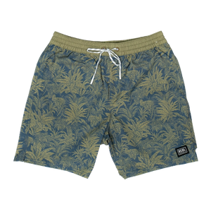 REAL Continental Palm Volley Boardshorts-Blue