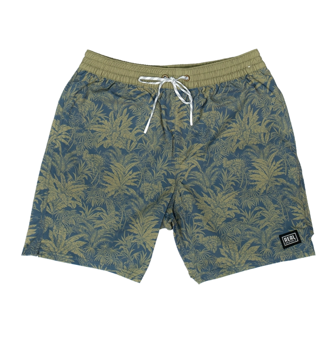 REAL Continental Palm Volley Boardshorts-Blue