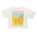 REAL Dune Drift Crop Tee-Ivory