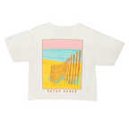 REAL Dune Drift Crop Tee-Ivory