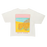 REAL Dune Drift Crop Tee-Ivory