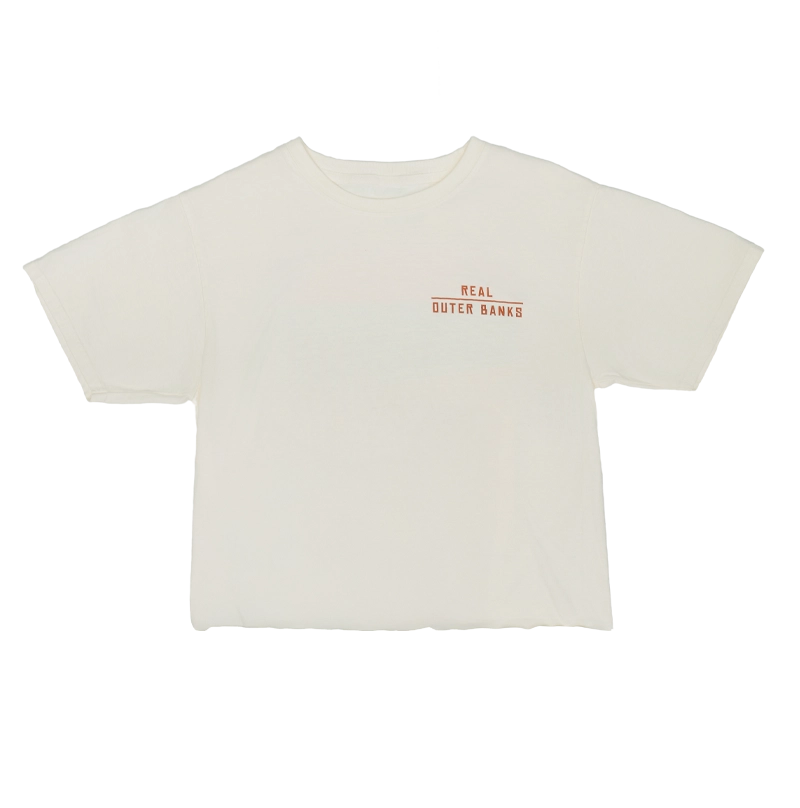 REAL Dune Drift Crop Tee-Ivory