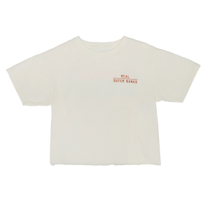 REAL Dune Drift Crop Tee-Ivory— Alternate View