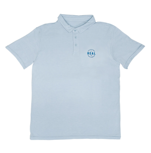 REAL Eagle Polo Shirt-Light Blue