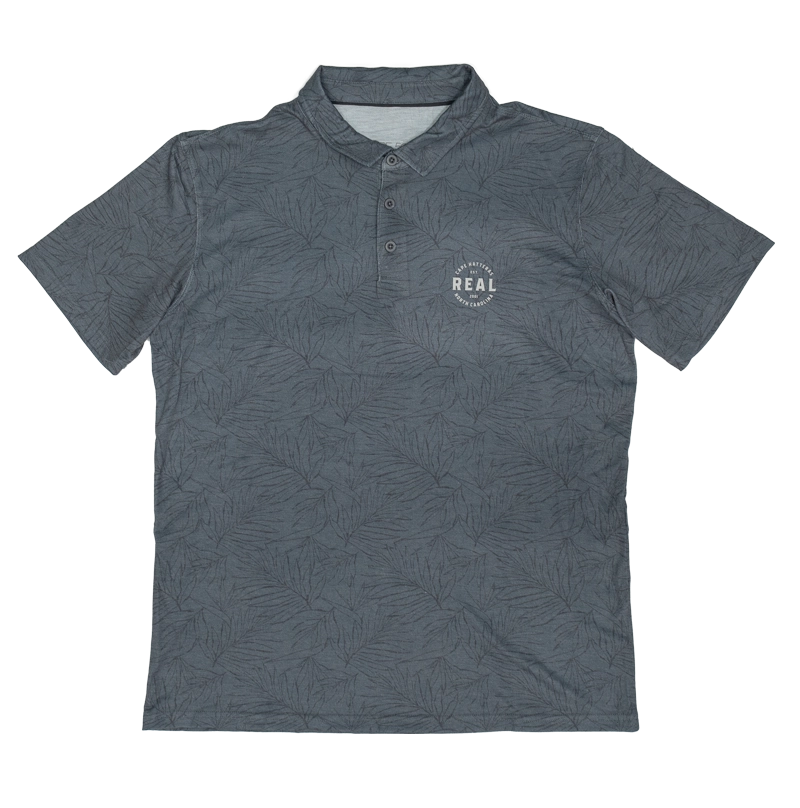 REAL Fore Polo Shirt-Grey