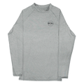 REAL Fuse L/S Rashguard-Heather Grey