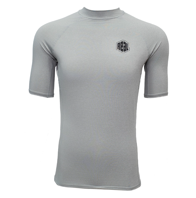 REAL Fuse Rashguard-Heather Grey