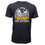 REAL Greetings from Paradise Tee-Dark Grey