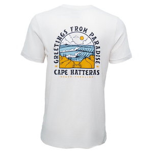 REAL Greetings from Paradise Tee-Vintage White