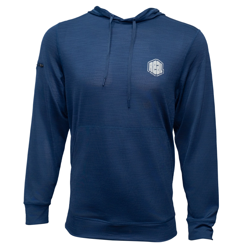 REAL Helm L/S Rashguard-Heather Navy