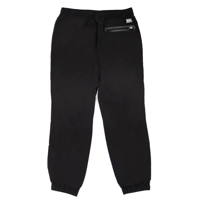 REAL Hev's Fleece Elastic Waist Pants-Black