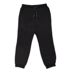 REAL Hev's Fleece Elastic Waist Pants-Black