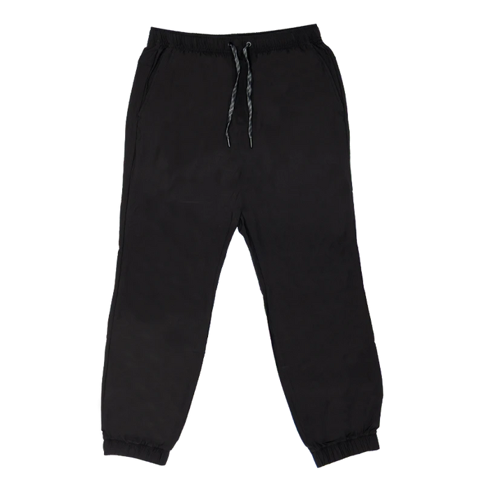 REAL Hev's Fleece Elastic Waist Pants-Black