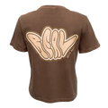 REAL Shaka Tee-Washed Cocoa